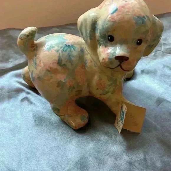 Handmade Glazed  Puppy Figurine - Picture 8 of 8